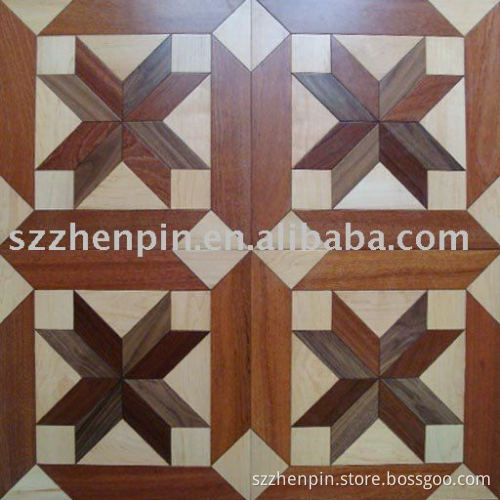 maple sapelli walnut wood mosaic parquet floor tile
